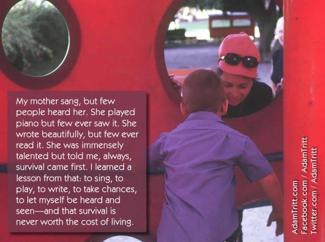 Something My Mother Taught Me.